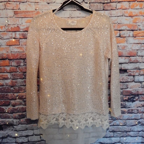 Mirumi Sweaters - Mirumi / sequin sweater